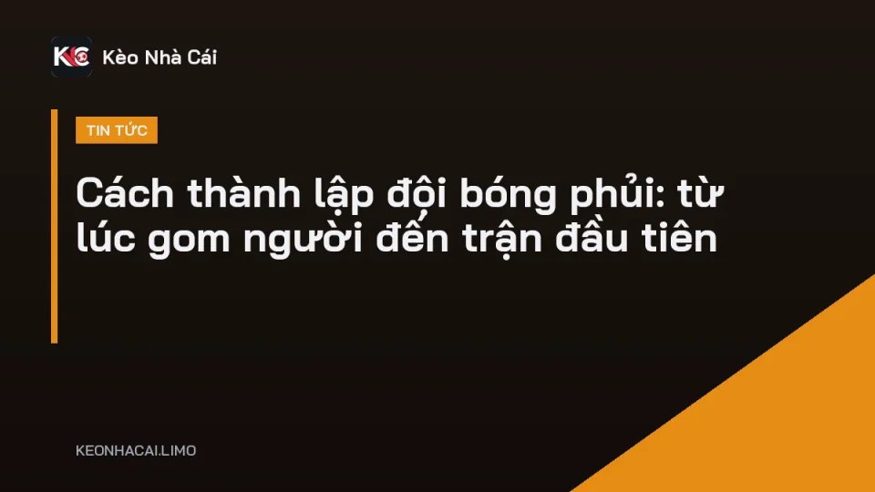 Cách thành lập đội bóng phủi với nhóm bạn mặc áo đồng phục trên sân 7