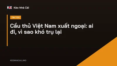 Cầu thủ Việt Nam xuất ngoại: ai đi, vì sao khó trụ lại