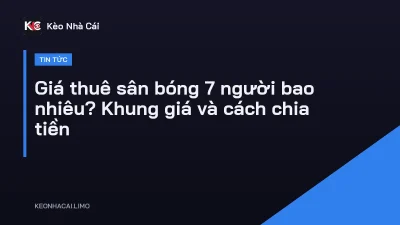 Giá thuê sân bóng 7 người bao nhiêu? Khung giá và cách chia tiền