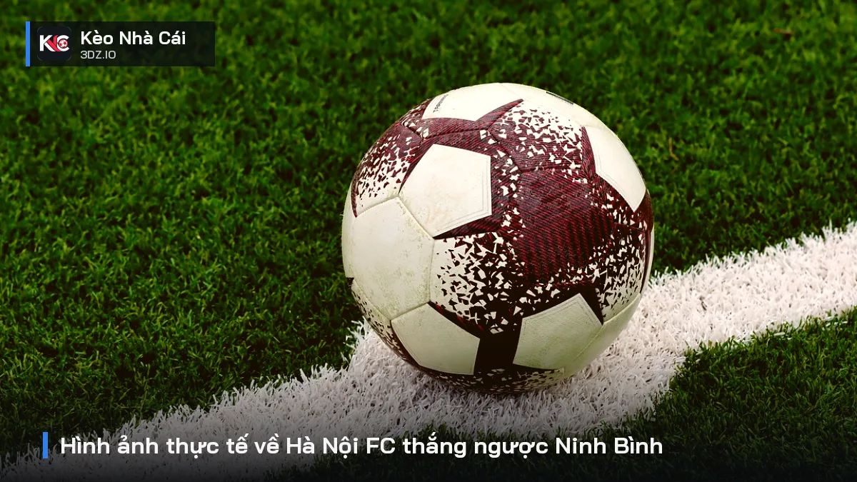 Hình ảnh thực tế về Hà Nội FC thắng ngược Ninh Bình