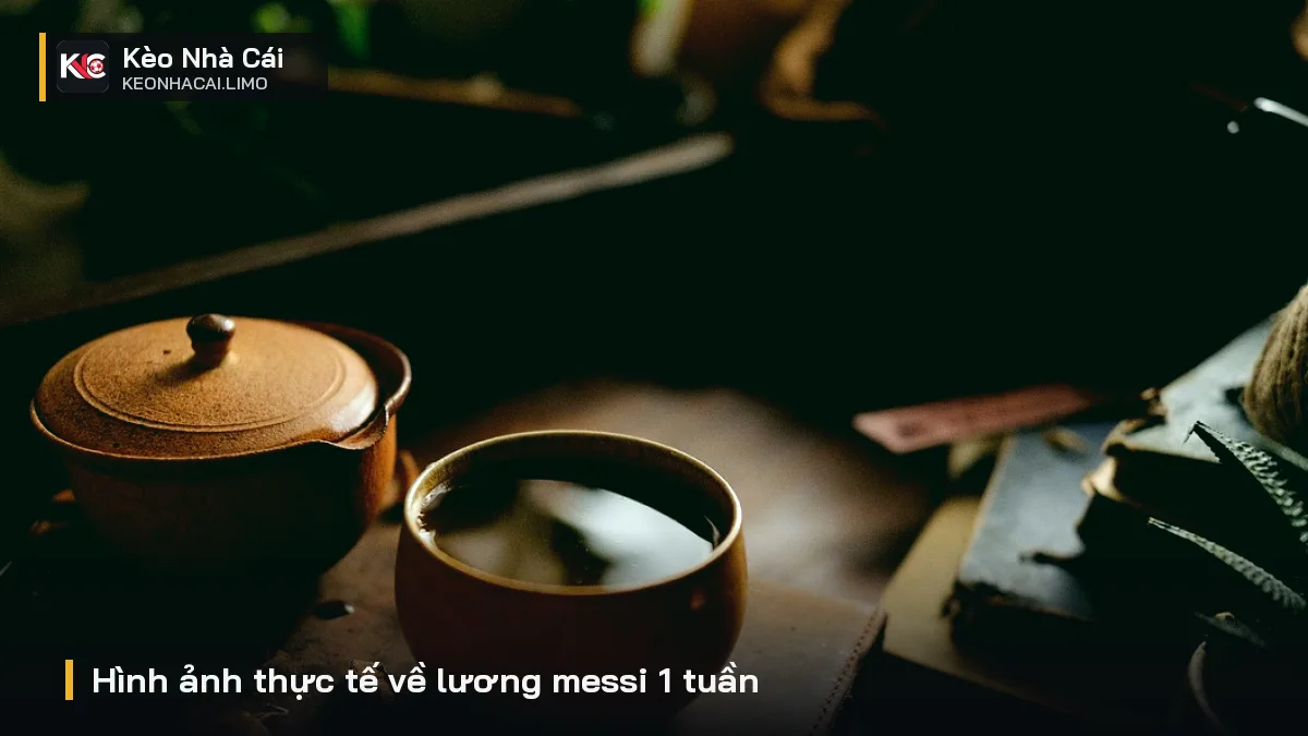 Hình ảnh thực tế về lương messi 1 tuần