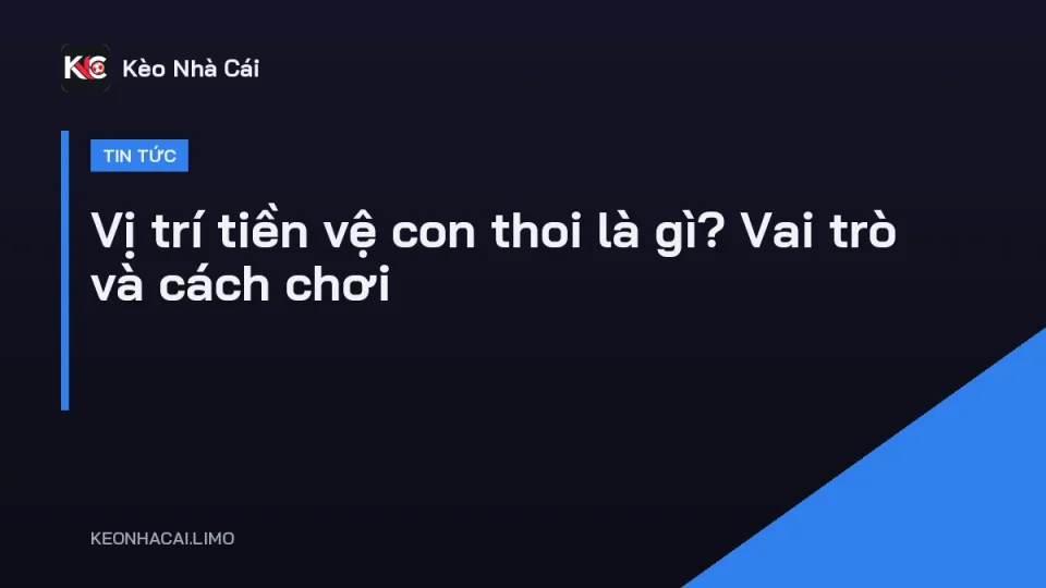 Tiền vệ con thoi đang pressing và đưa bóng lên giữa sân trong trận đấu