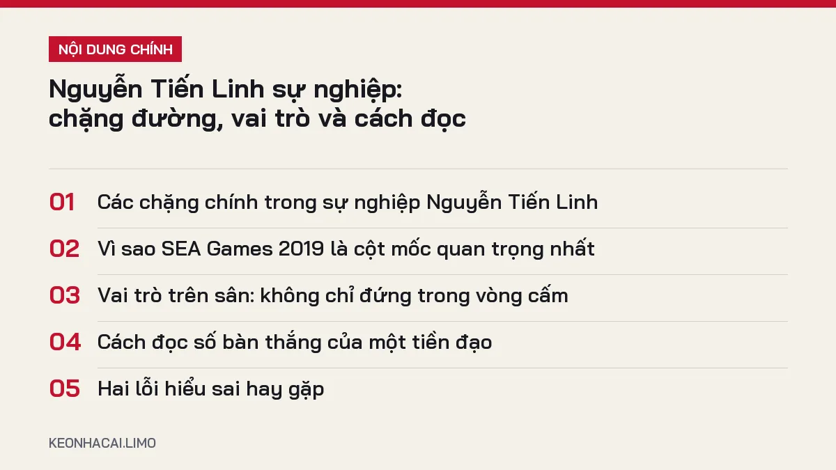 Tóm tắt nội dung nguyễn tiến linh sự nghiệp, 5 ý chính cần biết