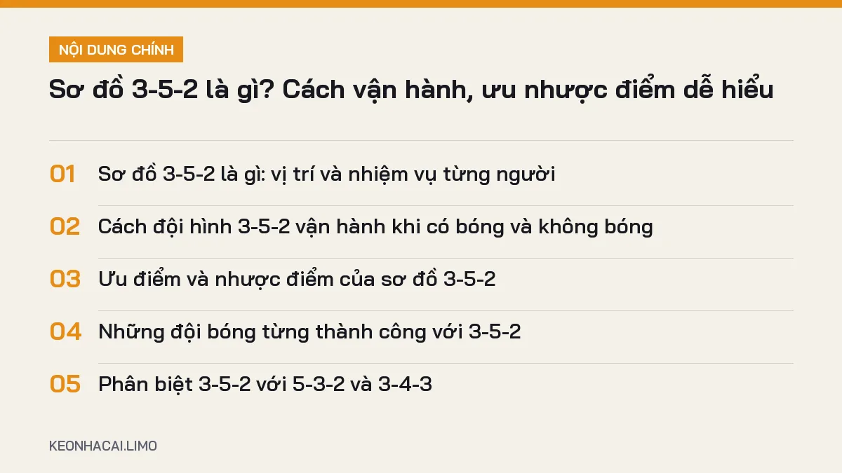 Tóm tắt nội dung sơ đồ 3-5-2 là gì, 5 ý chính cần biết